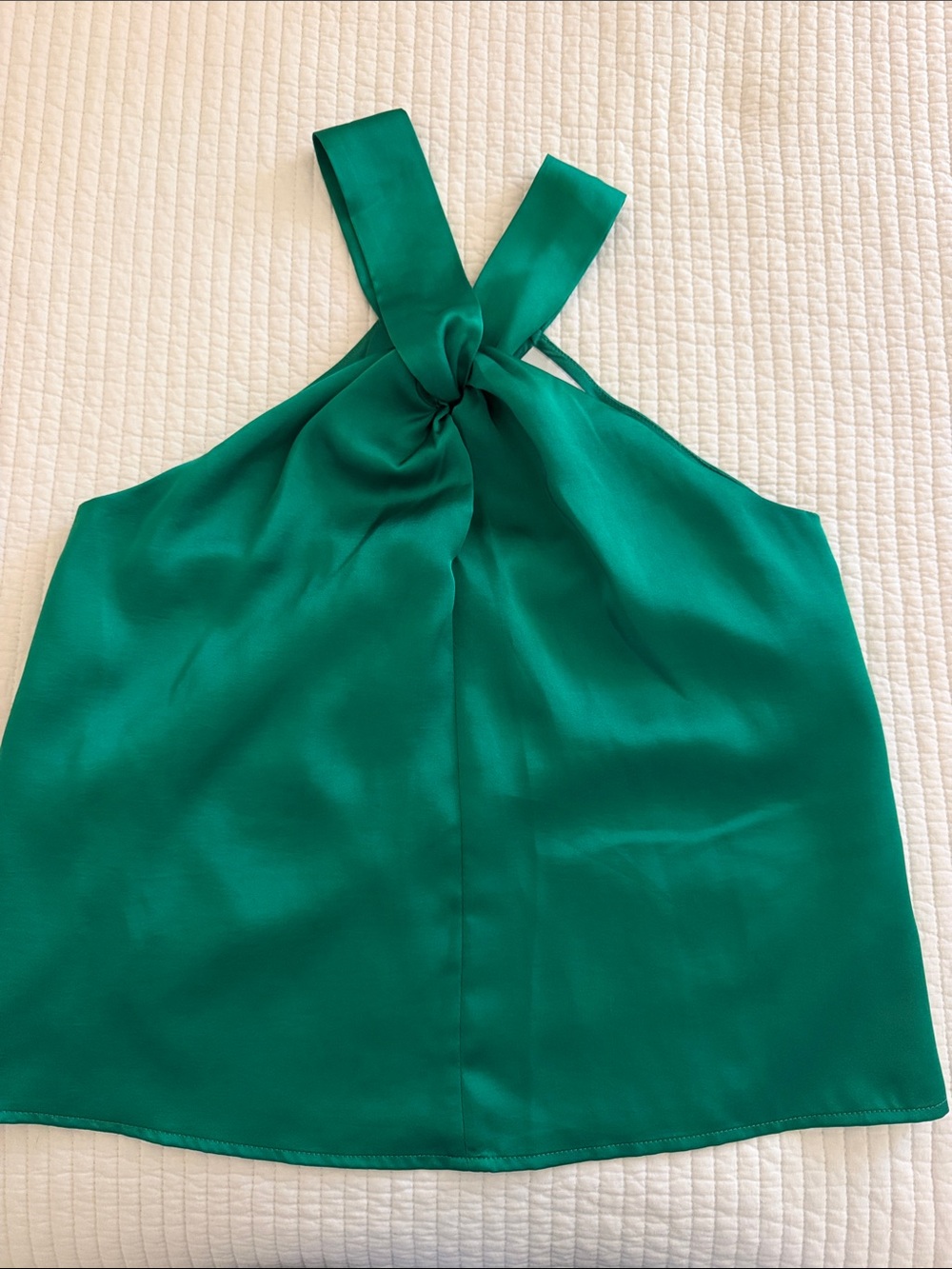 Greylin Emerald Knot Halter Camisole